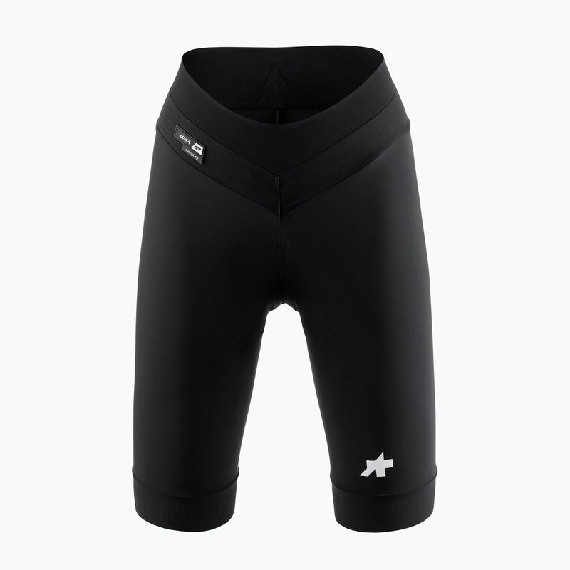 Dámske cyklistické šortky ASSOS Uma GT S11 Half Shorts Long W black