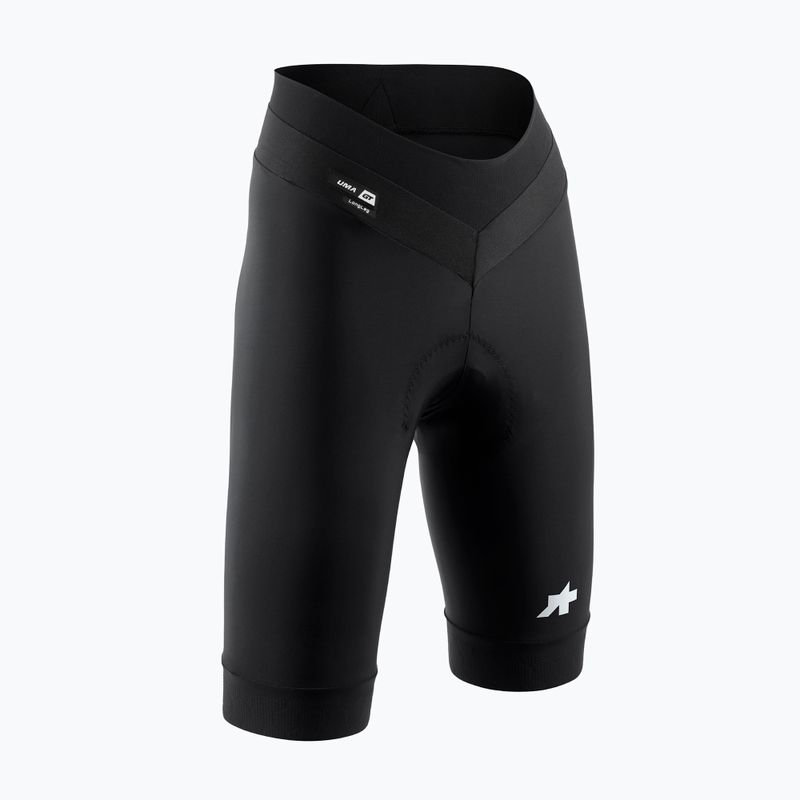 Dámske cyklistické šortky ASSOS Uma GT S11 Half Shorts Long W black 3