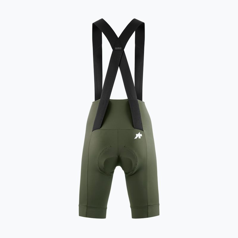 Dámske cyklistické šortky ASSOS Uma GT S11 Bib Shorts W moss green 2