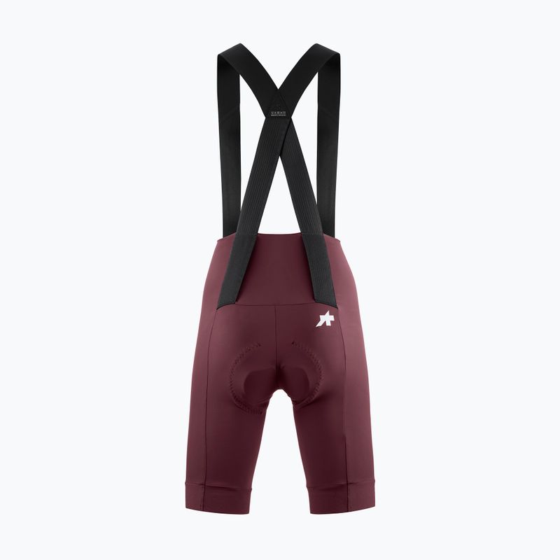 Dámske cyklistické šortky ASSOS Uma GT S11 Bib Shorts W burgundy red 2