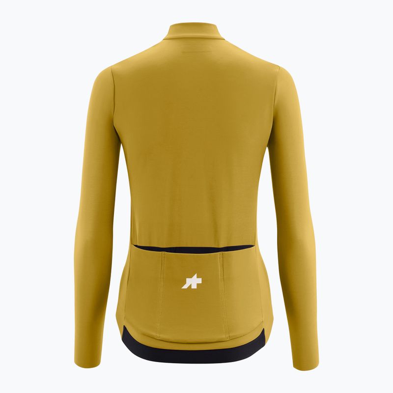 Dámsky cyklistický dres longsleeve ASSOS Mille GT Spring Fall Jersey S11 golden yellow 2