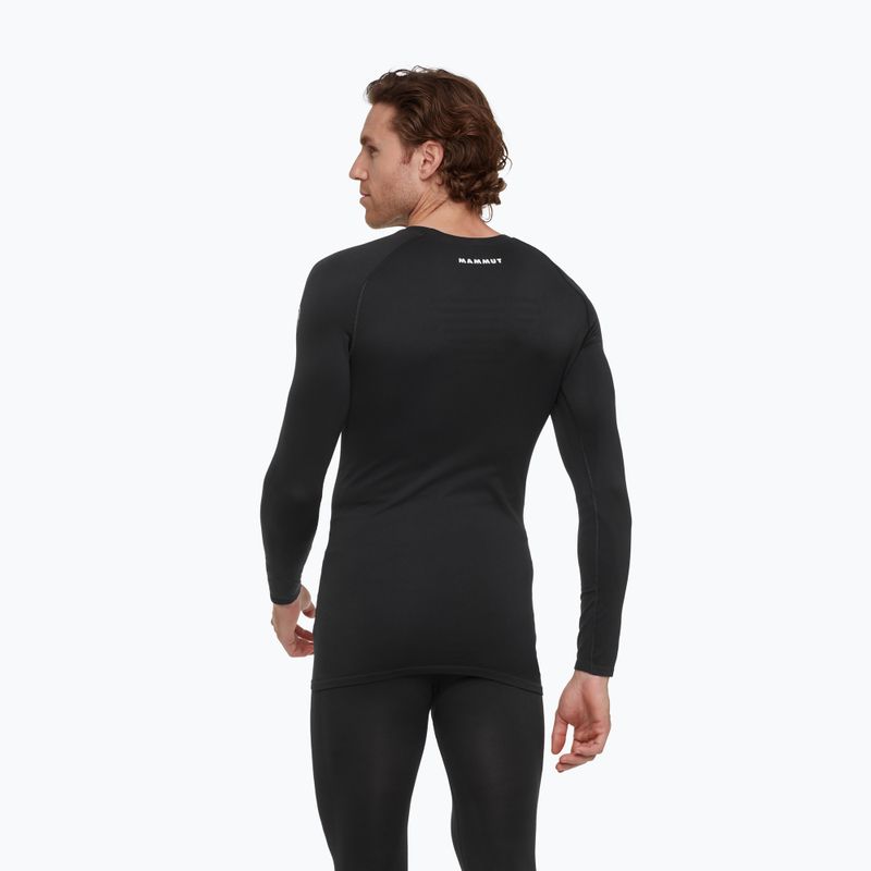 Pánska termoaktívna mikina Mammut All-Mountain Seamless BL Mid black/white 2