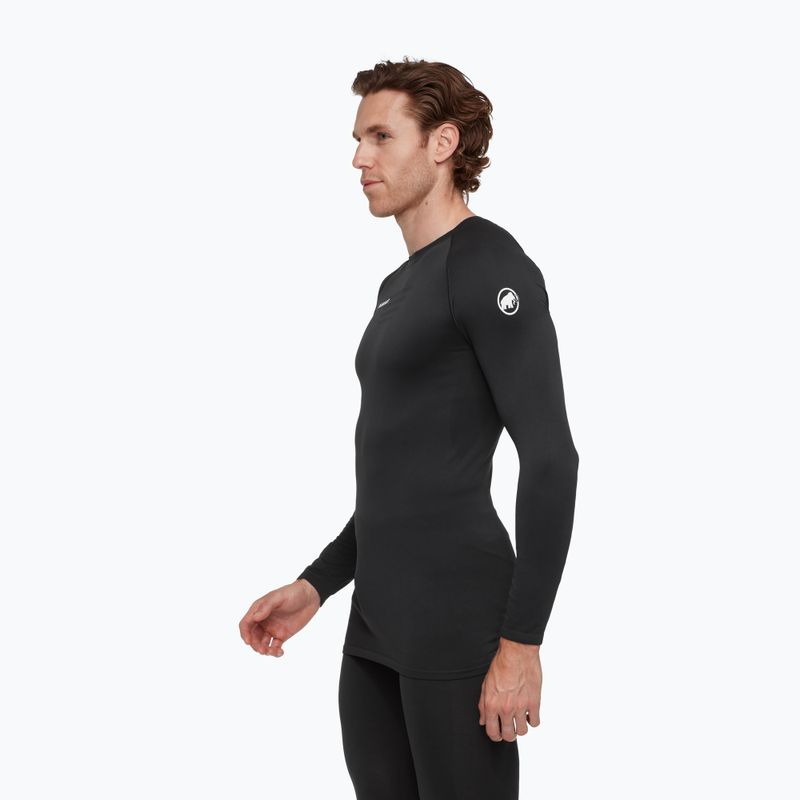 Pánska termoaktívna mikina Mammut All-Mountain Seamless BL Mid black/white 3