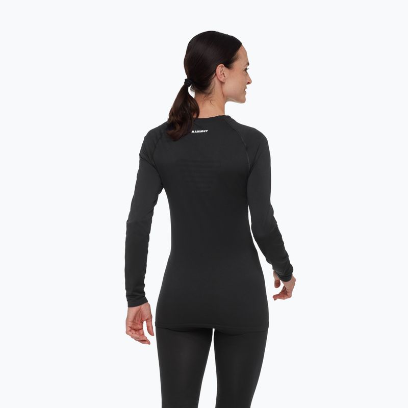 Dámska termoaktívna mikina Mammut All-Mountain Seamless BL Mid black/white 2