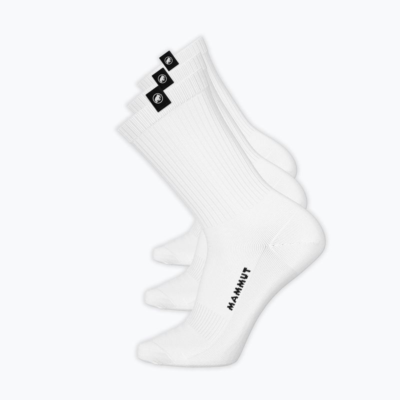 Ponožky Mammut Everyday Crew 3 pairs white/white/white