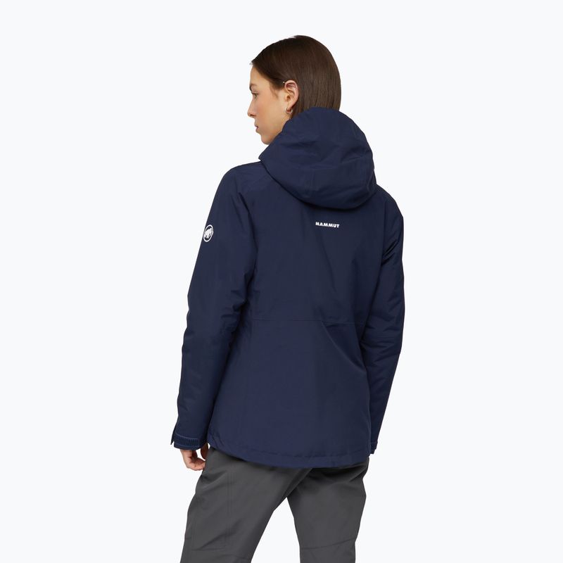 Dámska nepremokavá bunda Mammut Linard HS Thermo Hooded Jacket Women marine 2