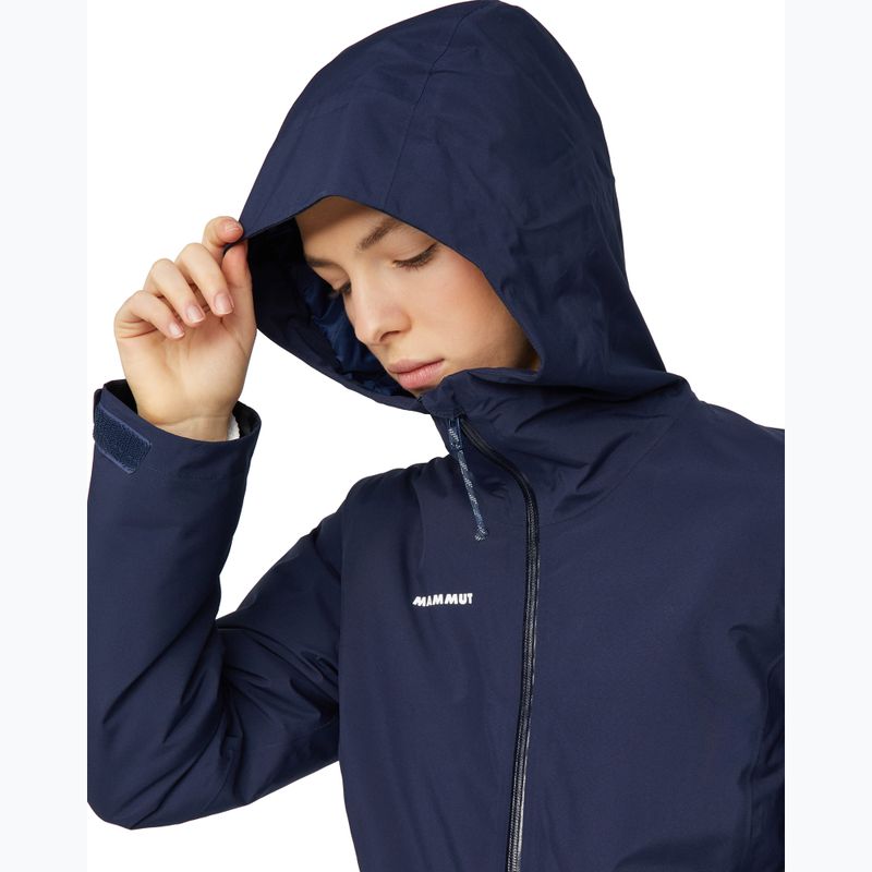 Dámska nepremokavá bunda Mammut Linard HS Thermo Hooded Jacket Women marine 5