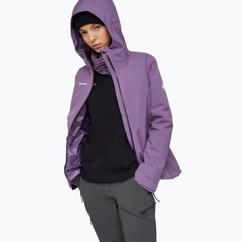 Dámska nepremokavá bunda Mammut Linard HS Thermo Hooded Jacket Women paloja 4
