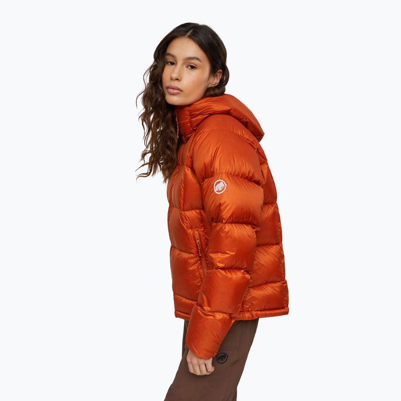 Dámska páperová bunda Mammut Glacier Glow IN Hooded autumn larice 4