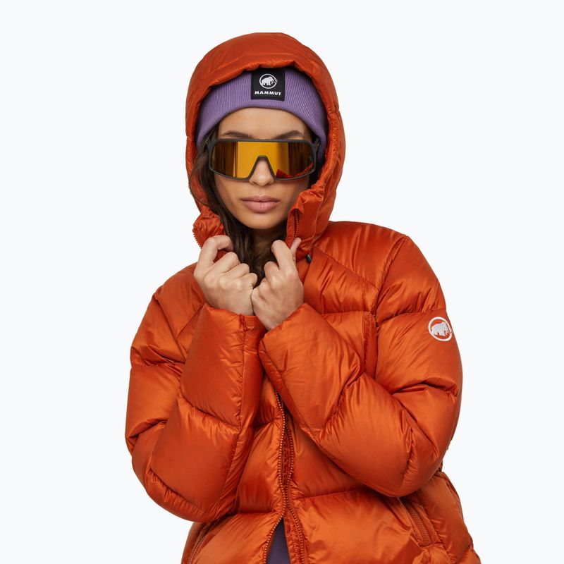 Dámska páperová bunda Mammut Glacier Glow IN Hooded autumn larice 5