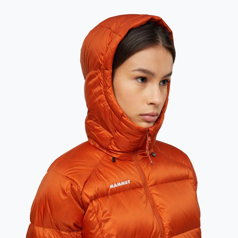 Dámska páperová bunda Mammut Glacier Glow IN Hooded autumn larice 6