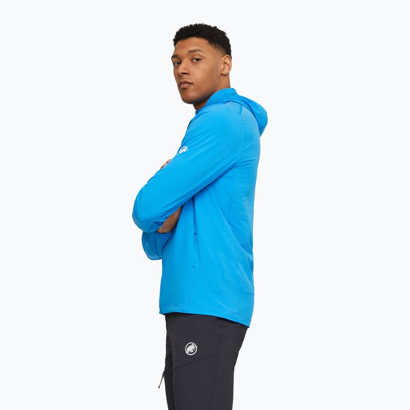 Pánska trekingová mikina Mammut Madris Light ML Hooded Jacket Men glacier blue/marine 4
