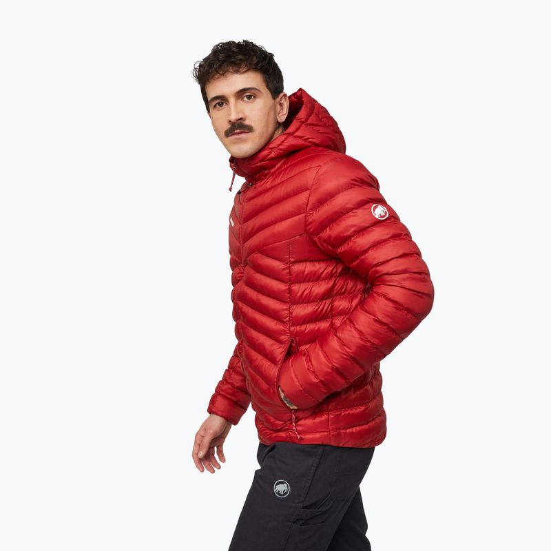 Pánska zateplená bunda Mammut Albula IN Hooded Jacket Men dark mammut red 4