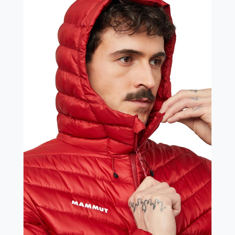 Pánska zateplená bunda Mammut Albula IN Hooded Jacket Men dark mammut red 5