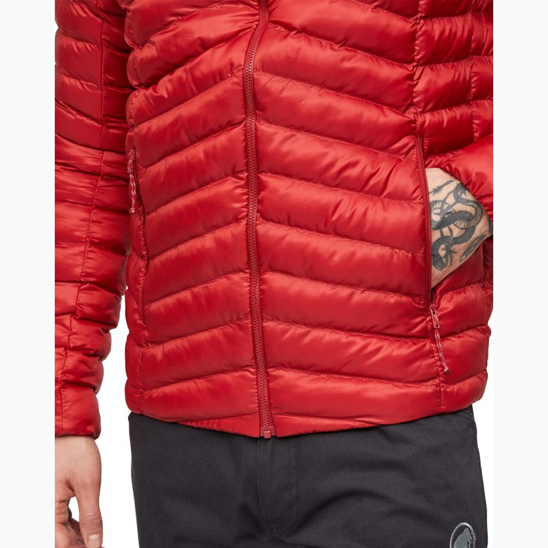 Pánska zateplená bunda Mammut Albula IN Hooded Jacket Men dark mammut red 8