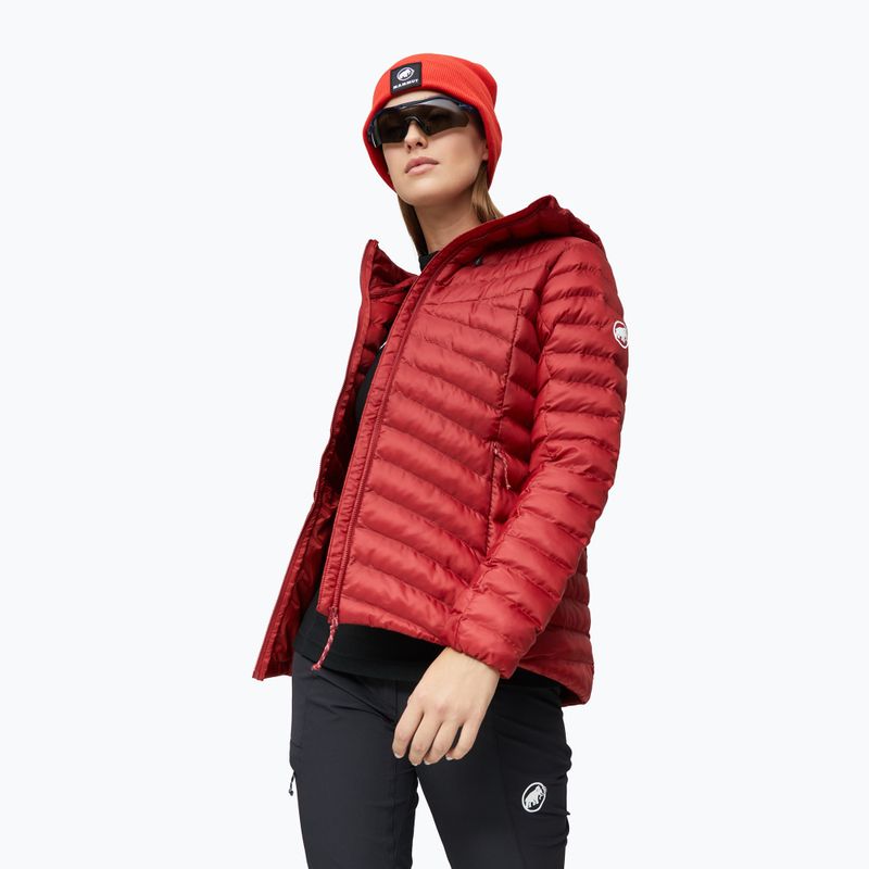 Dámska zateplená bunda Mammut Albula IN Hooded Jacket Women dark mammut red 5