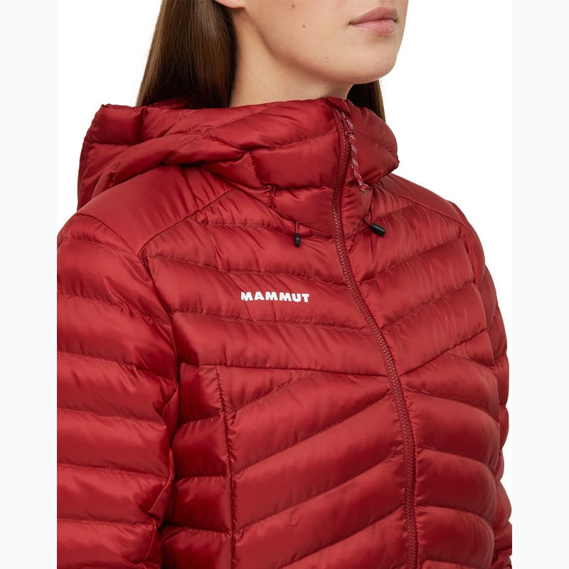Dámska zateplená bunda Mammut Albula IN Hooded Jacket Women dark mammut red 9