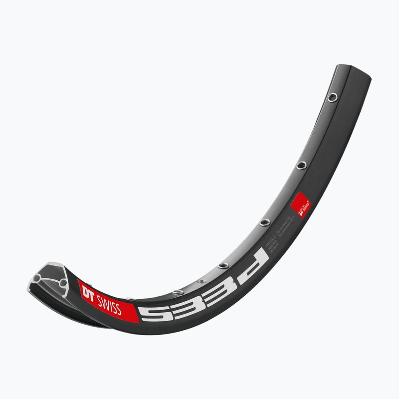 DT Swiss 533D 26 22 MM DB VI 32 čierny ráfik na bicykel