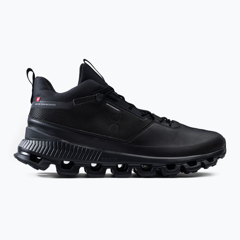 Pánska bežecká obuv On Cloud Hi Waterproof čierna 2899674 2