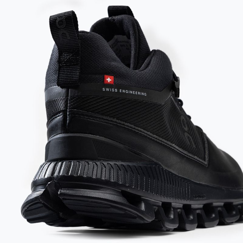 Pánska bežecká obuv On Cloud Hi Waterproof čierna 2899674 8