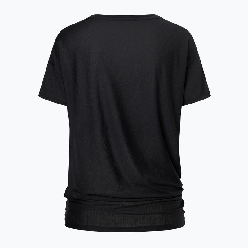 Dámske tričko na jogu super.natural Yoga Loose Tee jet black 4
