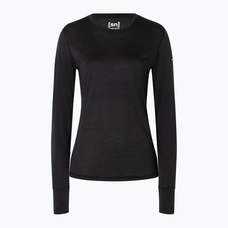 Dámska termoakčná mikina super.natural Tundra 175 jet black 2