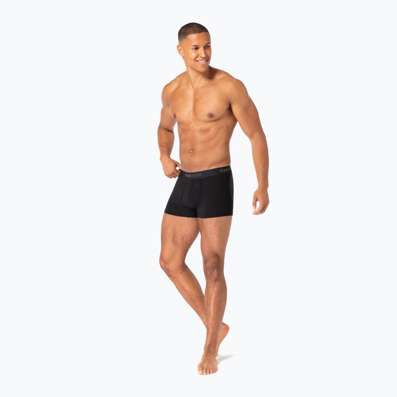 Pánske termo boxerky super.natural Tundra 175 2 páry jet black/jet black 4