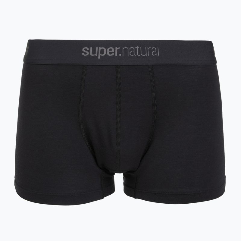 Pánske termo boxerky super.natural Tundra 175 2 páry jet black/jet black 2