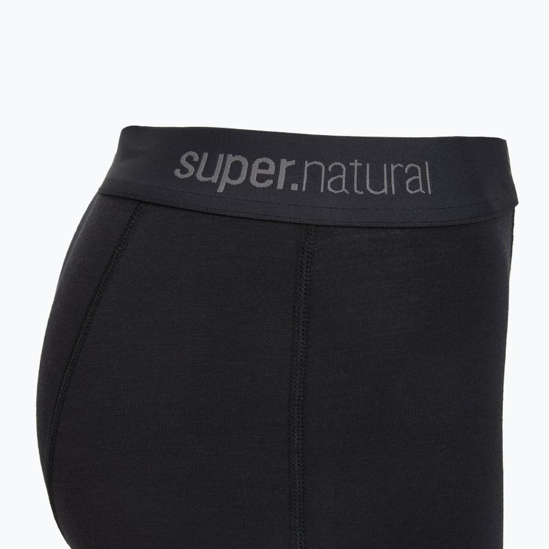 Pánske termo boxerky super.natural Tundra 175 2 páry jet black/jet black 4