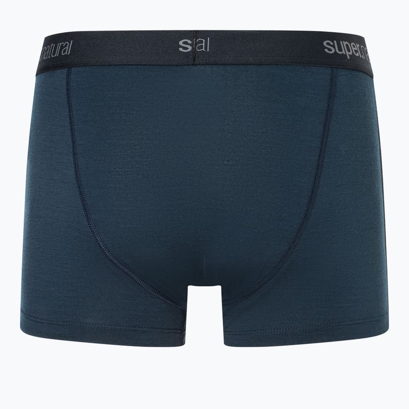 Pánske termo boxerky super.natural Tundra 175 2 páry blueberry/blueberry 2