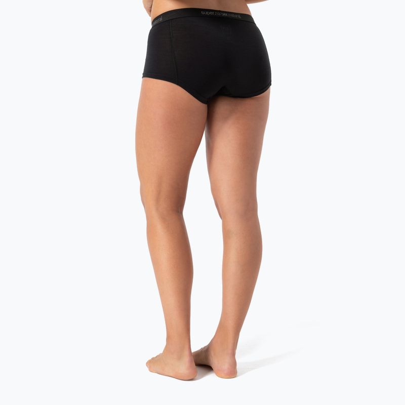Dámske termo boxerky super.natural Tundra 175 Boyfriend Hipster jet black 5