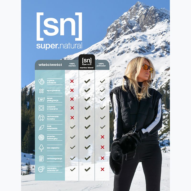 Termo nohavičky super.natural Tundra 175 Thong jet black 7