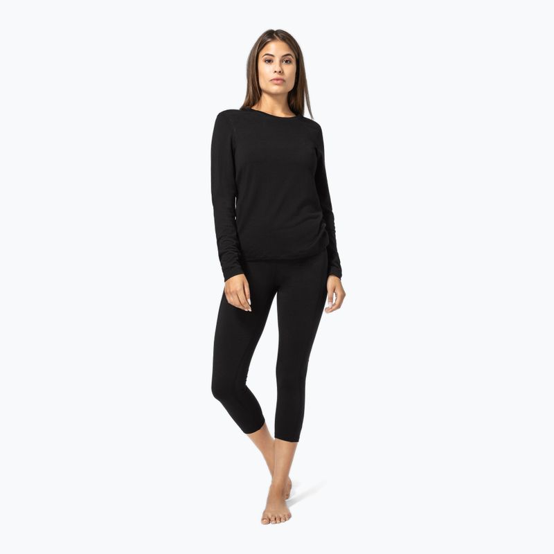Dámske termo tričko longsleeve super.natural Arctic 230 jet black 2