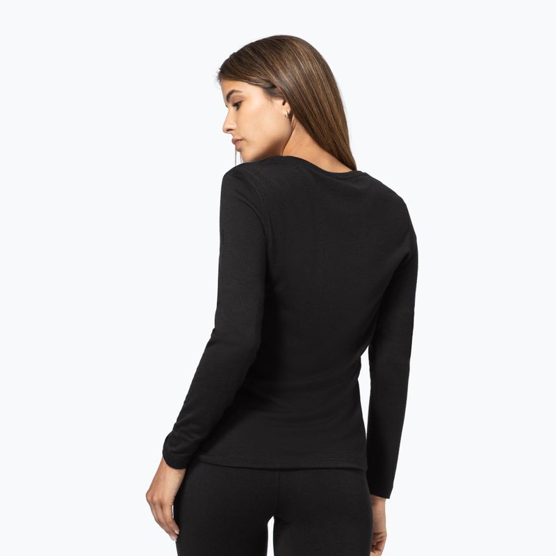Dámske termo tričko longsleeve super.natural Arctic 230 jet black 3