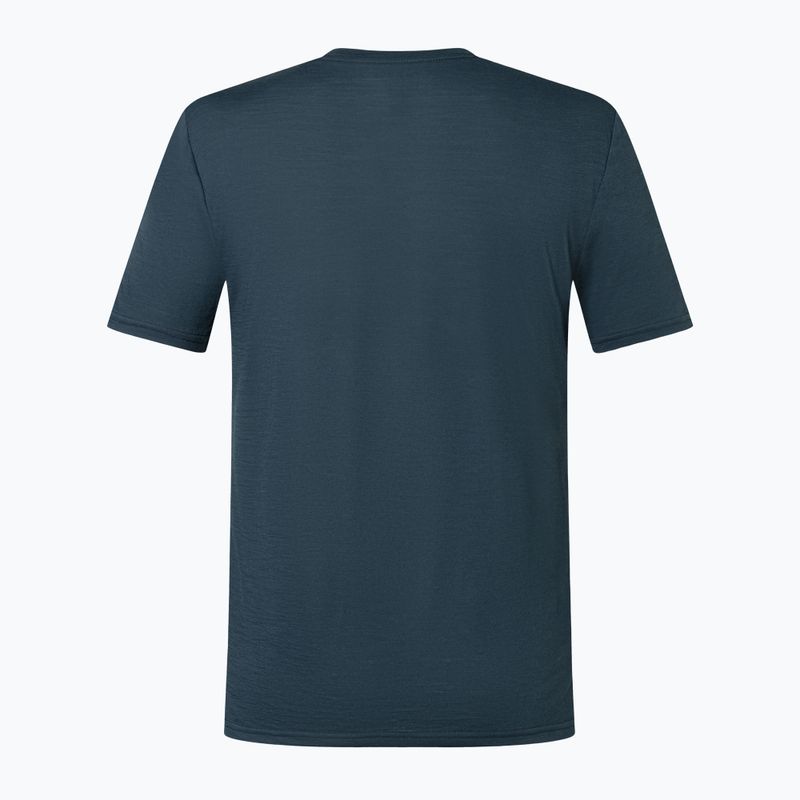 Pánske tričko super.natural Carabineri Tee blueberry/vapor grey 3