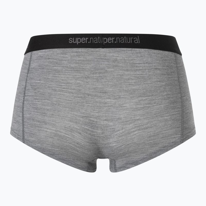 Dámske termo boxerky super.natural Tundra 175 Boyfriend Hipster cashmere grey melange 2