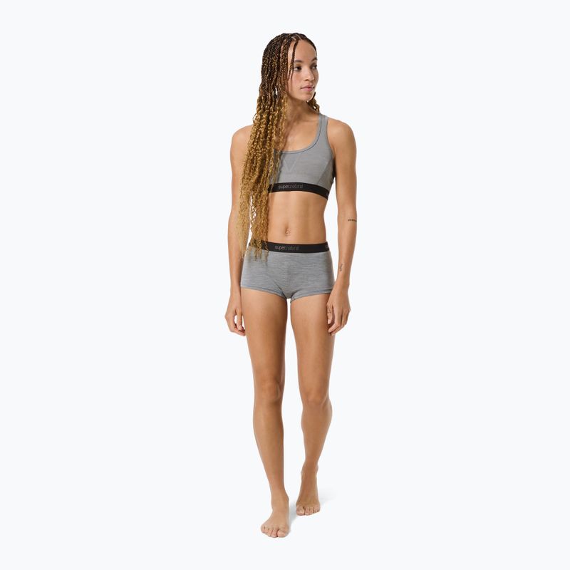Dámske termo boxerky super.natural Tundra 175 Boyfriend Hipster cashmere grey melange 4