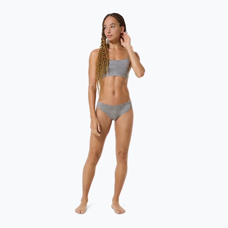 Dámske termoregulačné nohavičky super.natural Tundra 175 Thong cashmere grey melange 4
