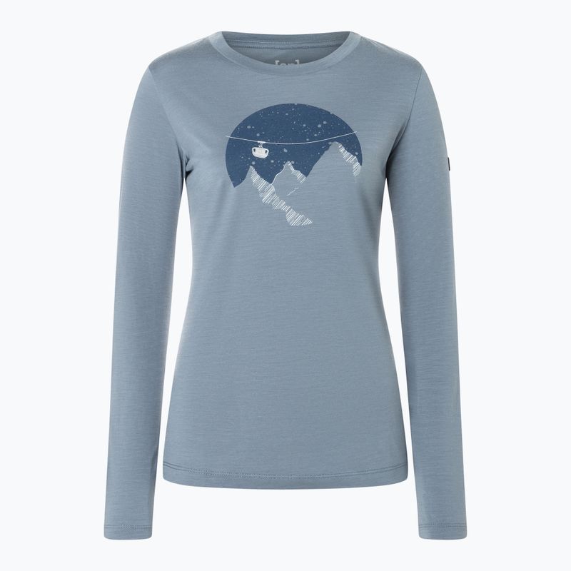 Dámske tričko longsleeve Super.Natural Gondola flint stone/various 4