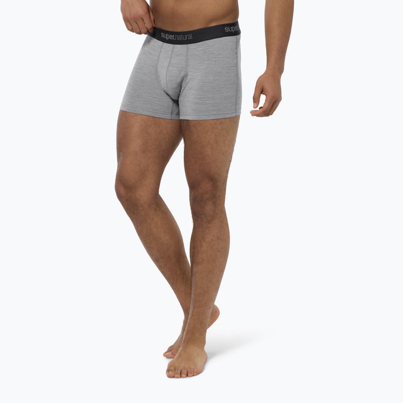 Pánske termo boxerky super.natural Tundra 175 Cashmere Grey Melange 3