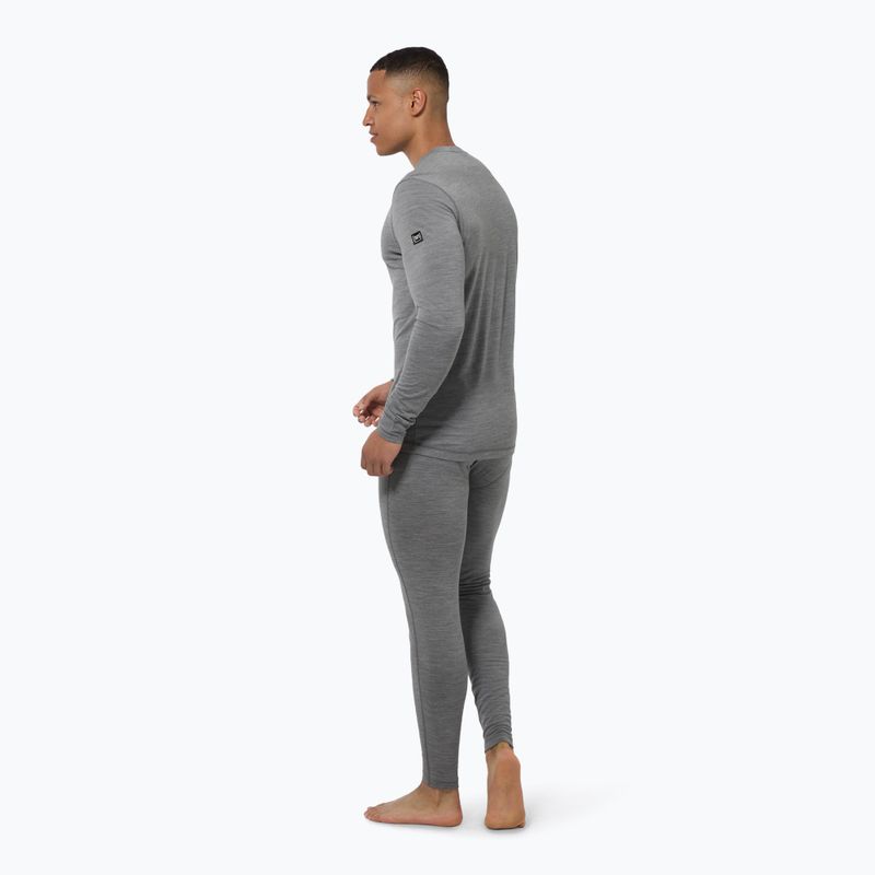 Pánske termo tričko longsleeve Super.Natural Tundra 175 cashmere grey melange 3