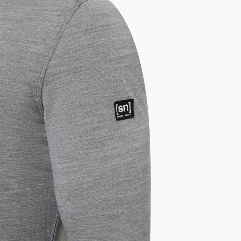 Termoaktívna pánska mikina Super.Natural Tundra 175 cashmere grey melange 4