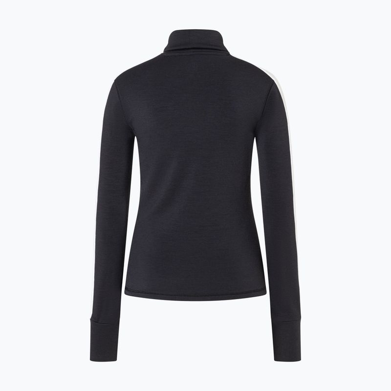 Dámsky sveter super.natural Bunny Roll Neck jet black/f.white/various/eucalyptus gl 5