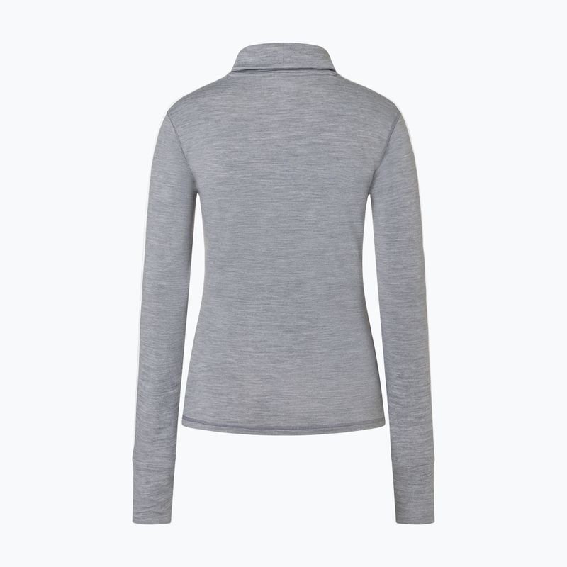 Dámsky sveter Super.Natural Freeride Roll Neck cashmere grey melange / f. white / f. white 5