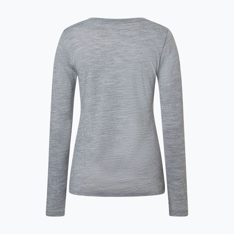 Dámske tričko longsleeve super.natural Apres Ski cashmere grey melange/various 6