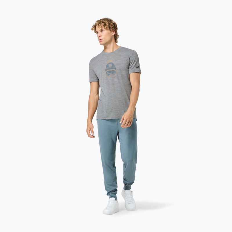 Pánske tričko super.natural Gogeanie cashmere grey melange/various 2