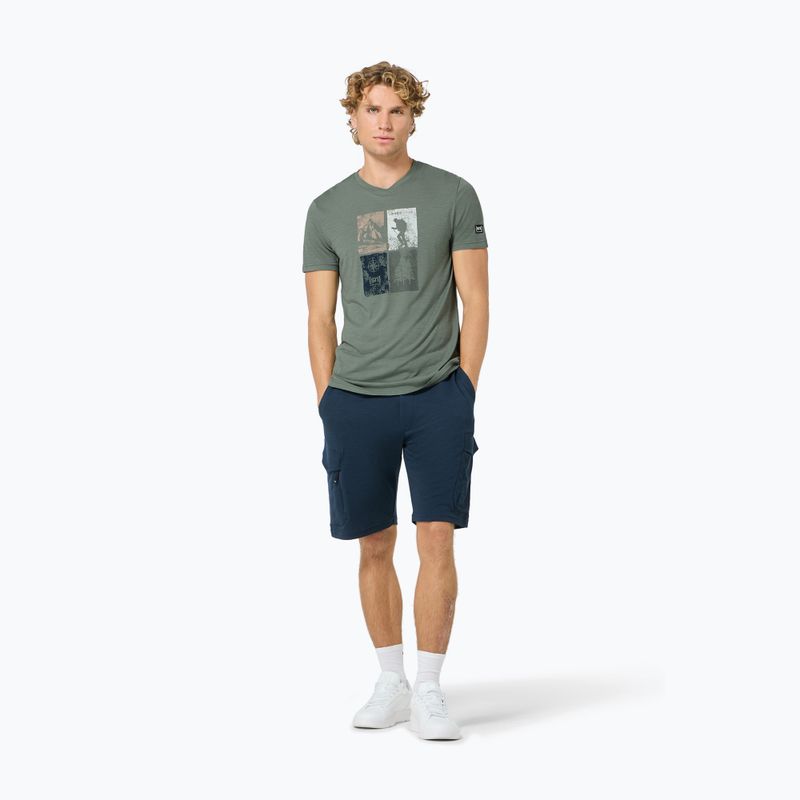 Pánske tričko Super.Natural Go Hiking Tee eucalyptus/various 2