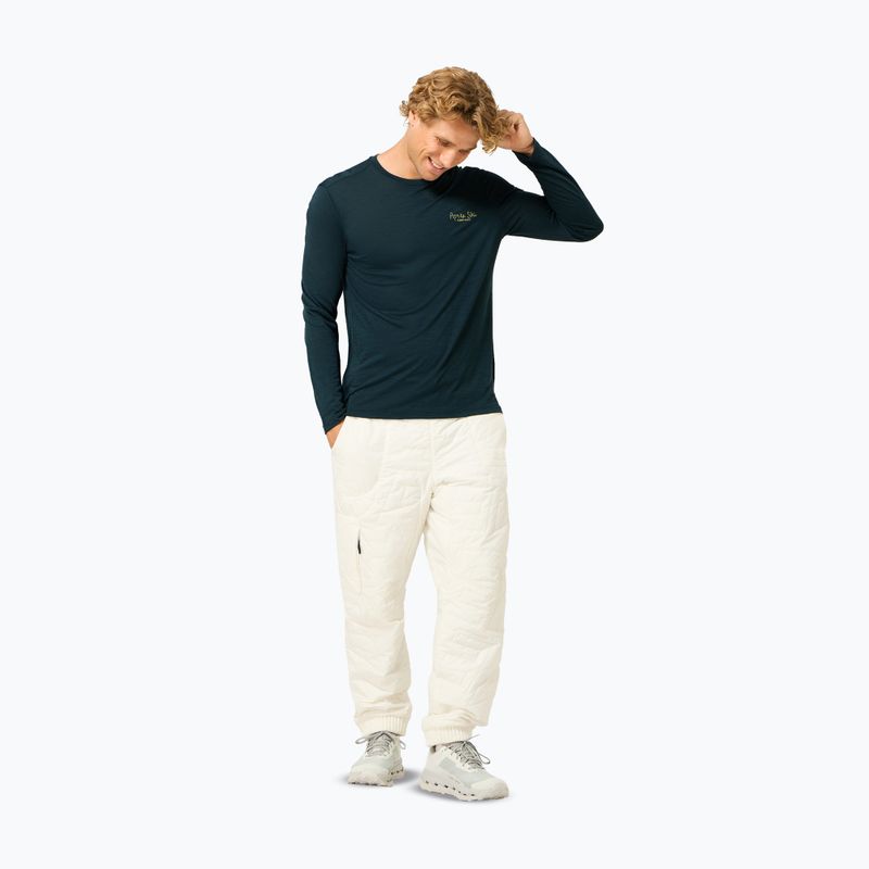Pánske tričko longsleeve super.natural Apres Ski blueberry/various 2