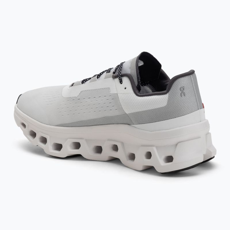 Pánske bežecké topánky On Running Cloudmonster allwhite 3