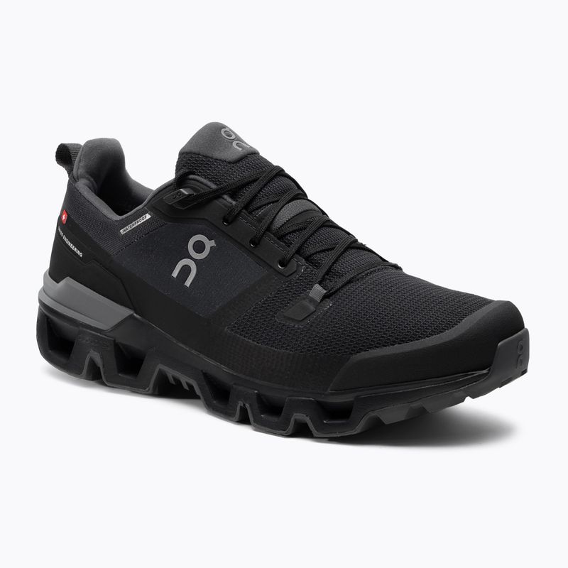 Pánske trekové topánky On Cloudwander Waterproof black/eclipse 7398606